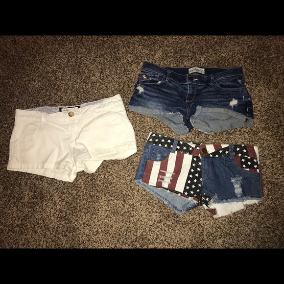 Abercrombie kids shorts bundle - Picture 1 of 5